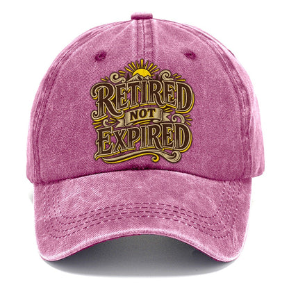 Retired Not Expired Retired Living Classic Cap – Dusty Rose