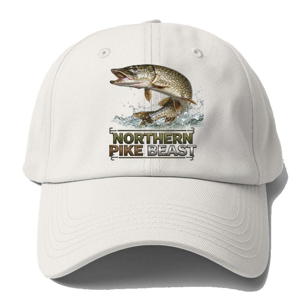 Northern Pike Beast Baseball Cap – Off White
