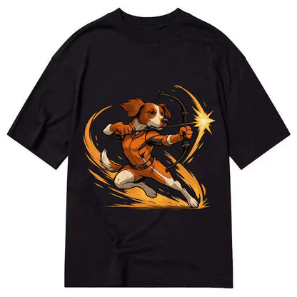 Brittany Hawkeye Hunting Heritage Compound Bow Gear Orange W Classic T-shirt – Black