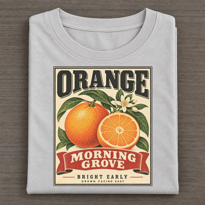 Orange Orchard Crate Classic T-shirt – Grey