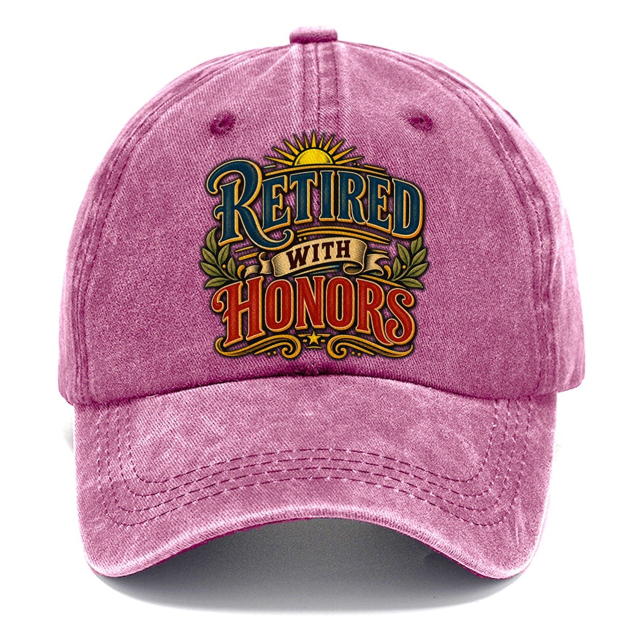 Retired With Honors Retired Living Classic Cap – Dusty Rose