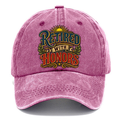 Retired With Honors Retired Living Classic Cap – Dusty Rose