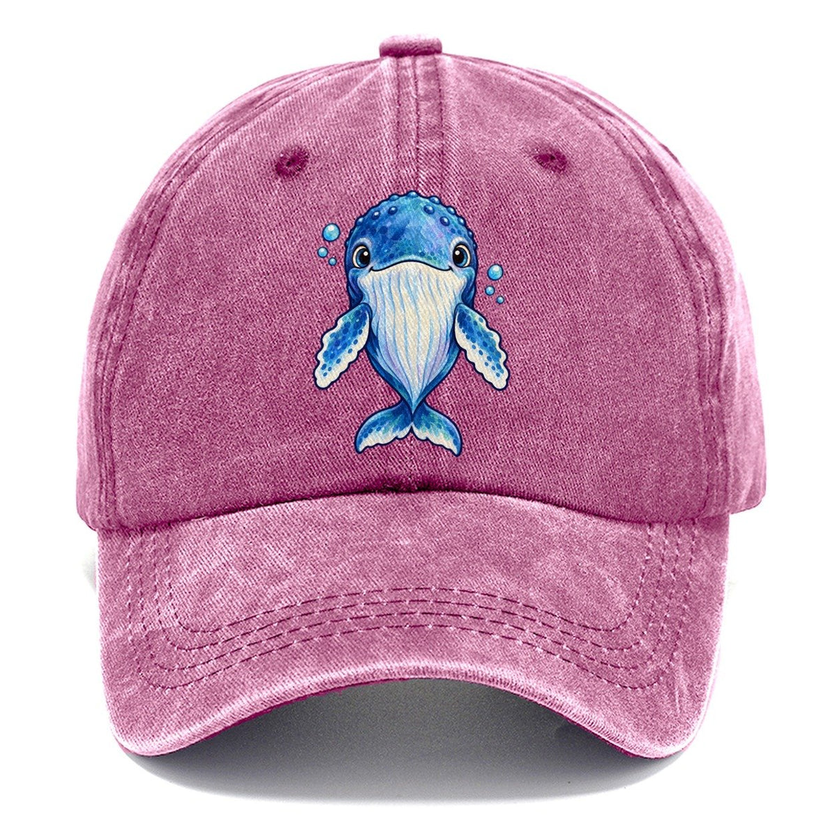 Humpback Whale Front Float Sea Sprite Classic Cap – Dusty Rose