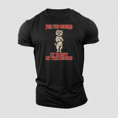 Cairn Terrier Dog Declarations Cotton T-Shirt – Black