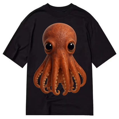 Baby Giant Pacific Octopus Reddish Smaller Tentacles Express Classic T-shirt – Black