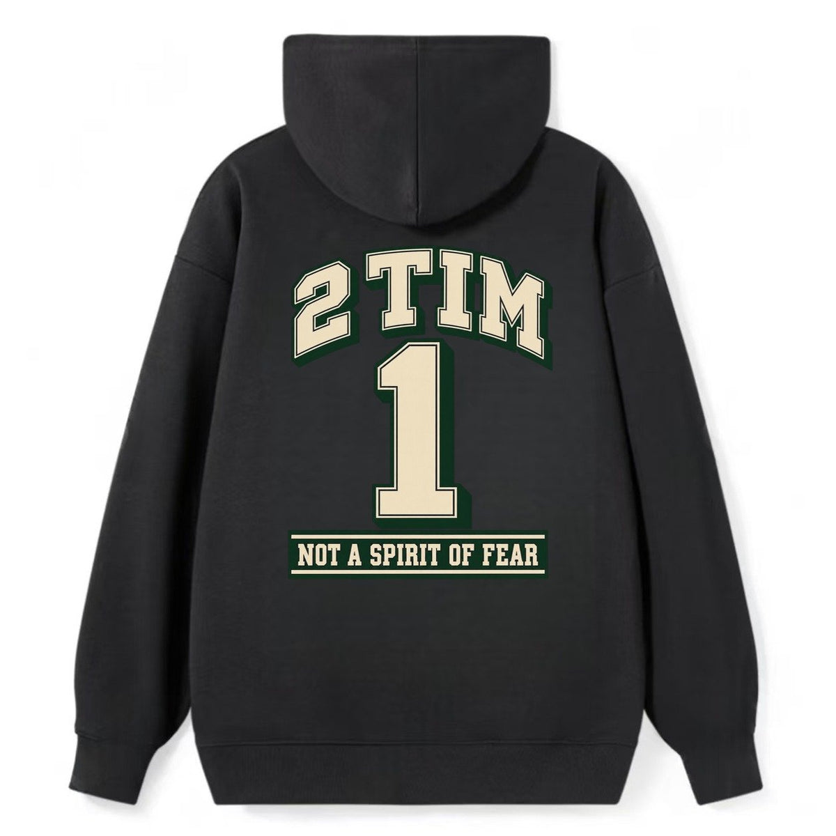 Timothy 1 Varsity Chapel Varsity Classic Pullover Hoodie – Black
