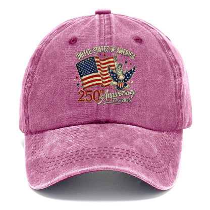 Us 250Th Patch Emblem Classic Cap – Dusty Rose