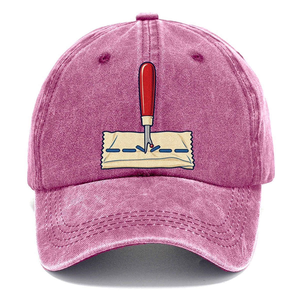Seam Ripper Study Sewing And Quilting Classic Cap – Dusty Rose
