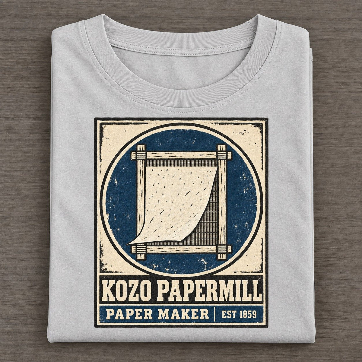 Kozo Paper Mill Noren Trade Co Classic T-shirt – Grey