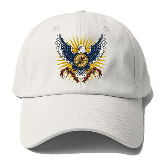 Eagle Chains Sunburst Baseball Cap – Off White