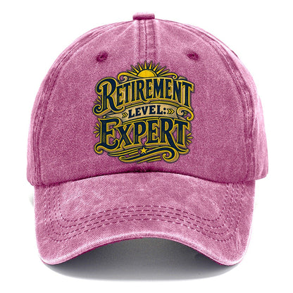 Retirement Level Expert Retired Living Classic Cap – Dusty Rose