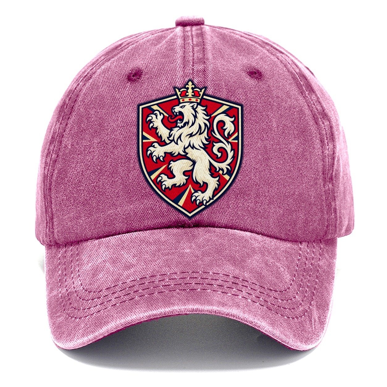 United Kingdom Minimal Emblem Country Logos Classic Cap – Dusty Rose