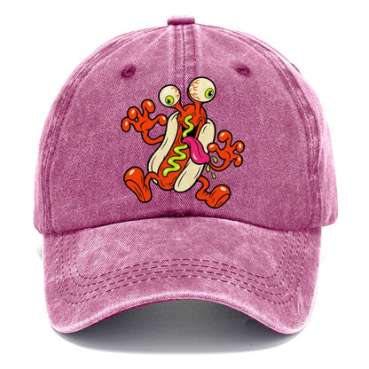 Bug Eyed Hot Dog Crazy Styles Classic Cap – Dusty Rose