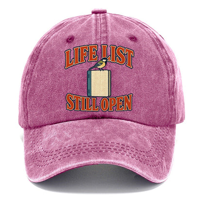Life List Still Open Birdwatching Classic Cap – Dusty Rose