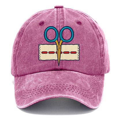Scissors Study And Needlework Classic Cap – Dusty Rose