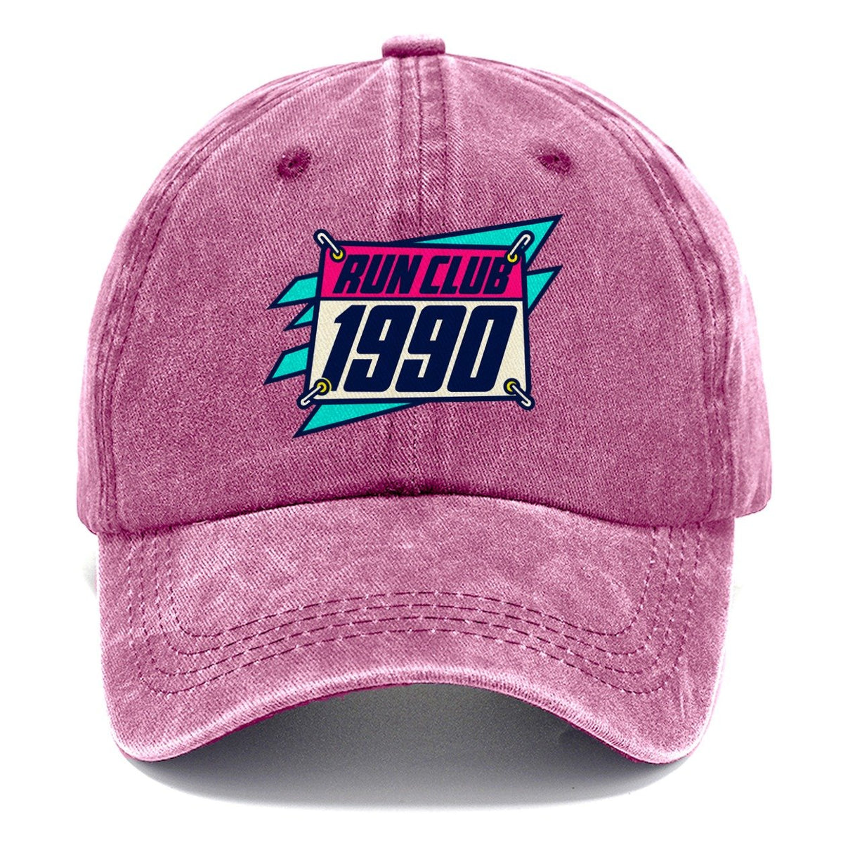 Race Bib 1990 Run Club 90S Running Clubs Classic Cap – Dusty Rose