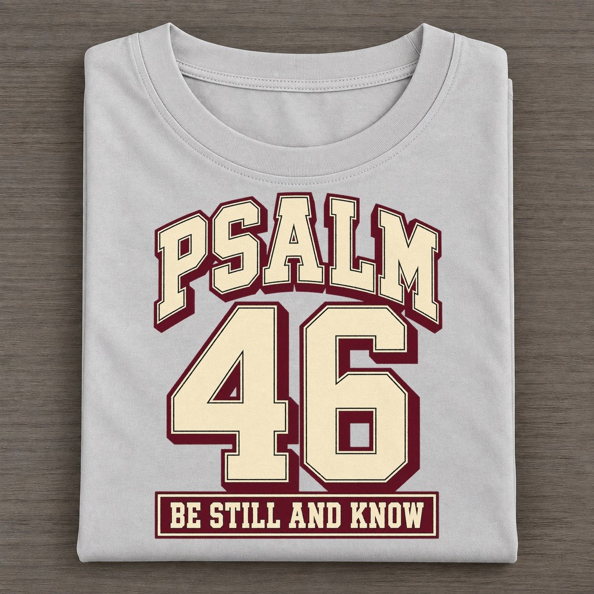 Psalm 46 Varsity Chapel Varsity Classic T-shirt – Grey