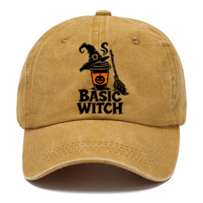 Basic Witch Slogan Witch Magic Classic Cap – Golden Harvest