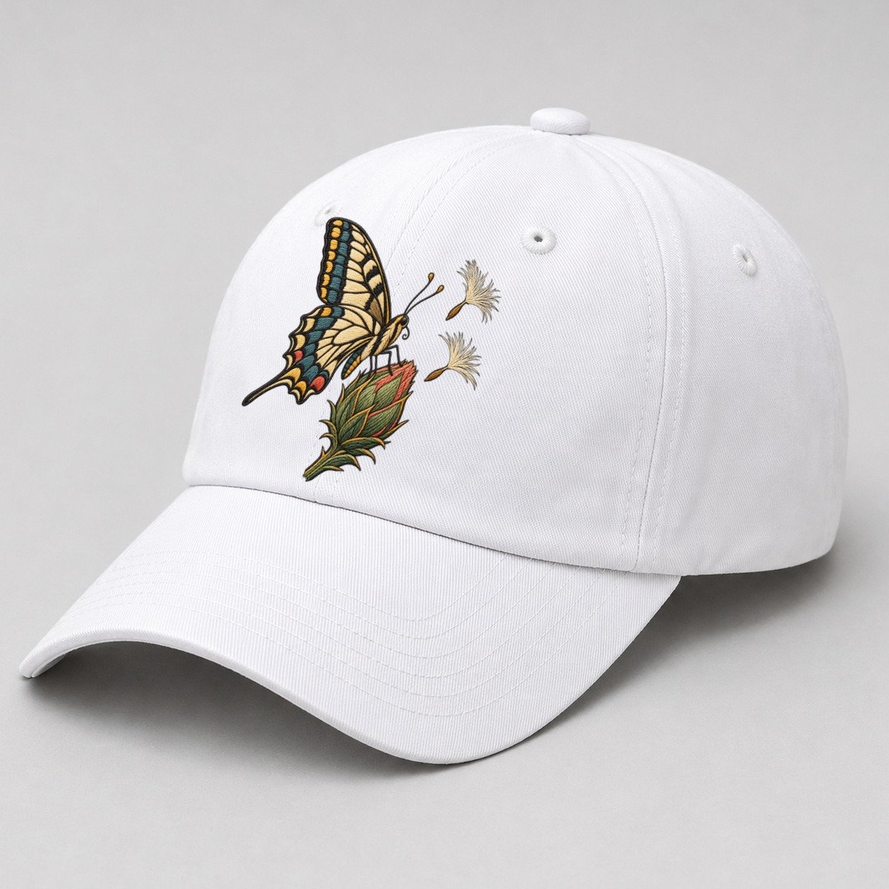 White — angle view