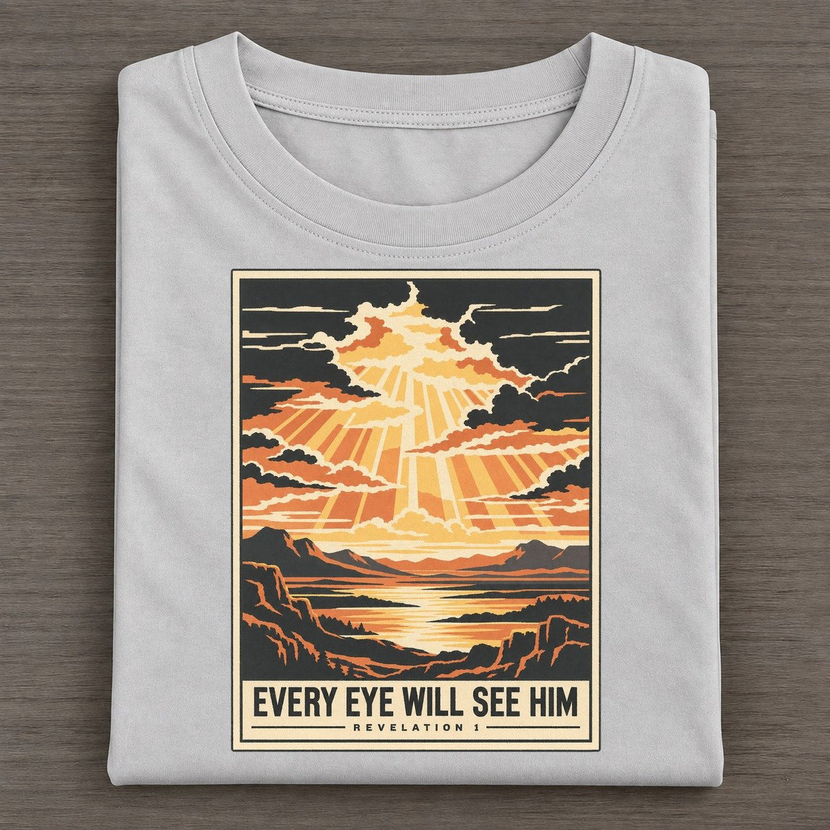 Every Eye Will See Given Light Classic T-shirt – Grey