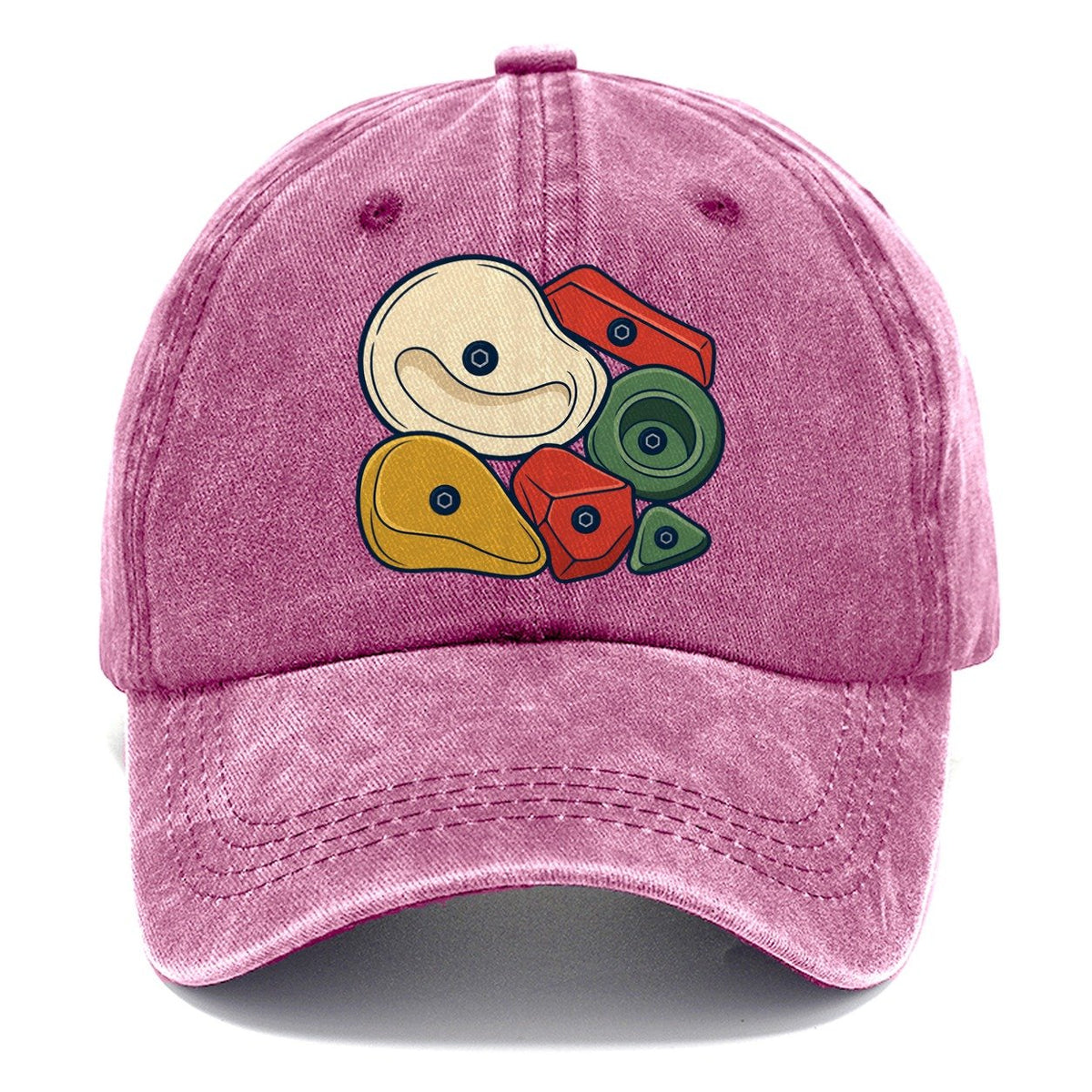 Hold Cluster Rock Climbing Classic Cap – Dusty Rose