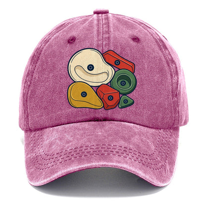 Hold Cluster Rock Climbing Classic Cap – Dusty Rose