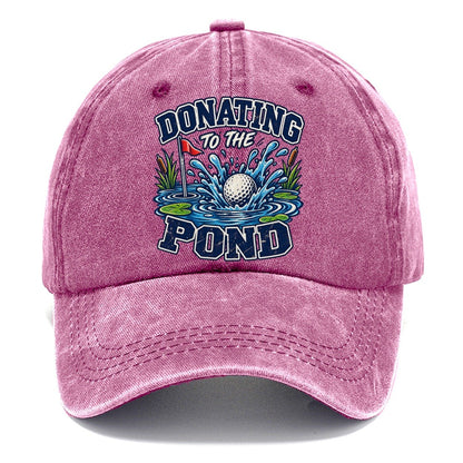 Donating To The Pond Golf Life Classic Cap – Dusty Rose