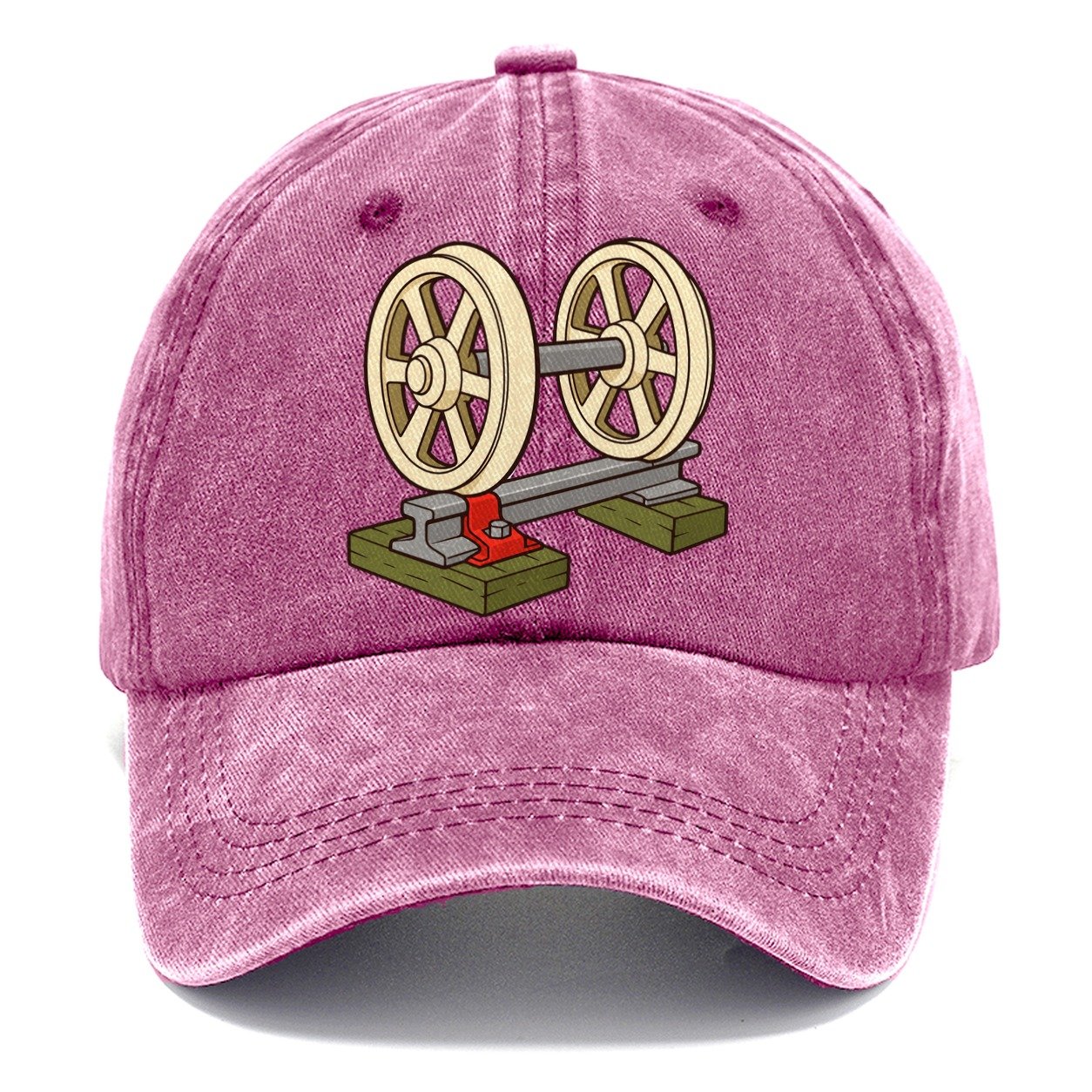 Wheelset On A Rail Model Railways Classic Cap – Dusty Rose