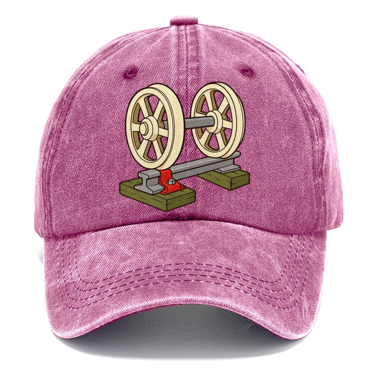 Wheelset On A Rail Model Railways Classic Cap – Dusty Rose
