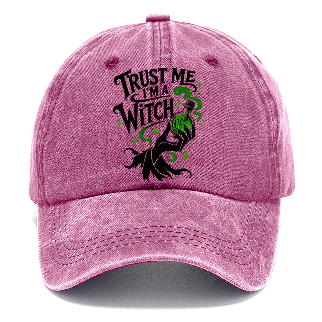 Trust Me I Am A Witch Slogan Witch Magic Classic Cap – Dusty Rose