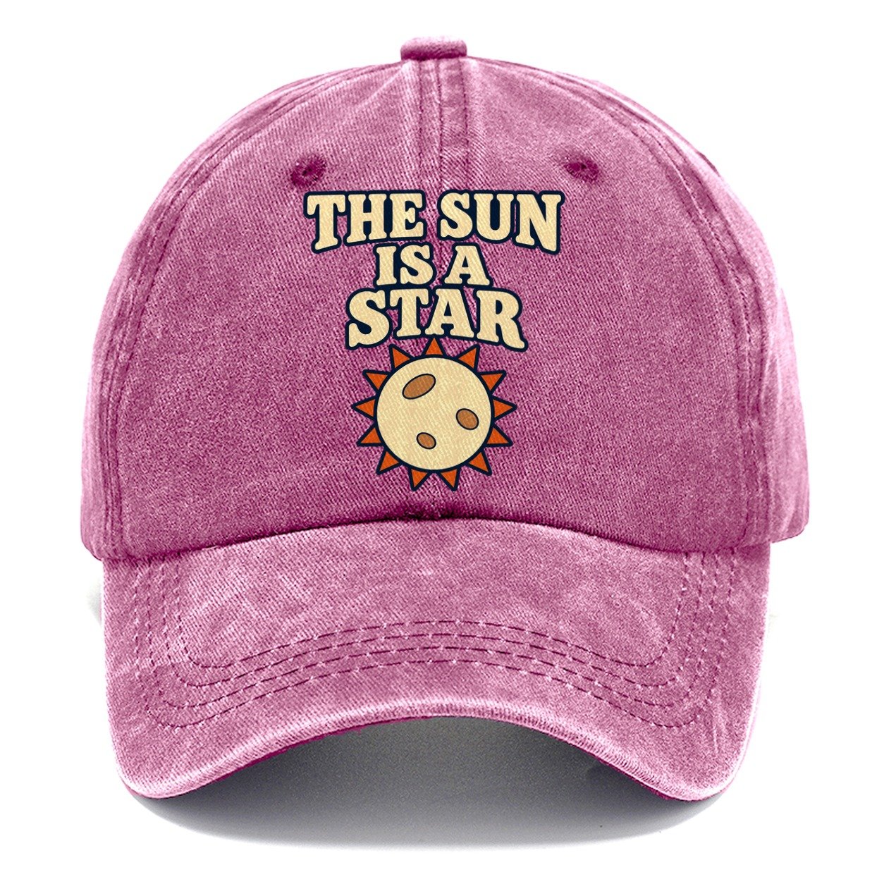 The Sun Is A Star Astronomy And Stargazing Classic Cap – Dusty Rose