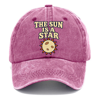 The Sun Is A Star Astronomy And Stargazing Classic Cap – Dusty Rose