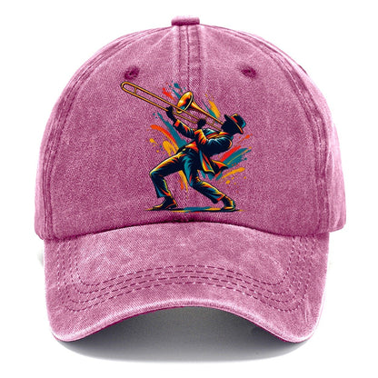Trombone Icon Music Instruments Classic Cap – Dusty Rose