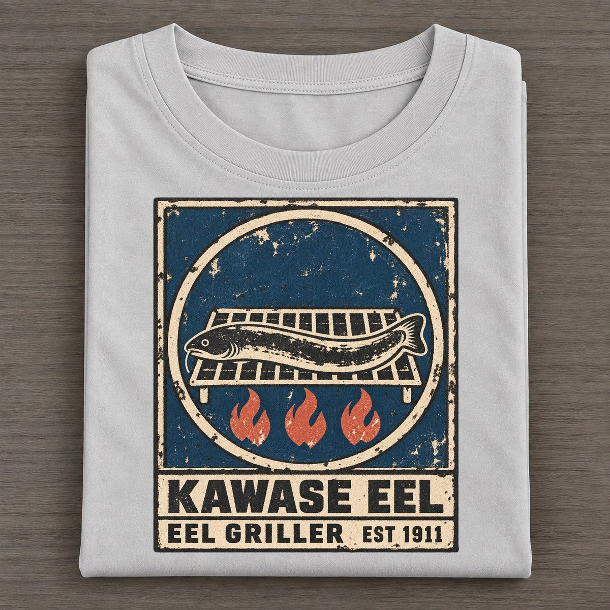 Kawase Eel Grill Noren Trade Co Classic T-shirt – Grey