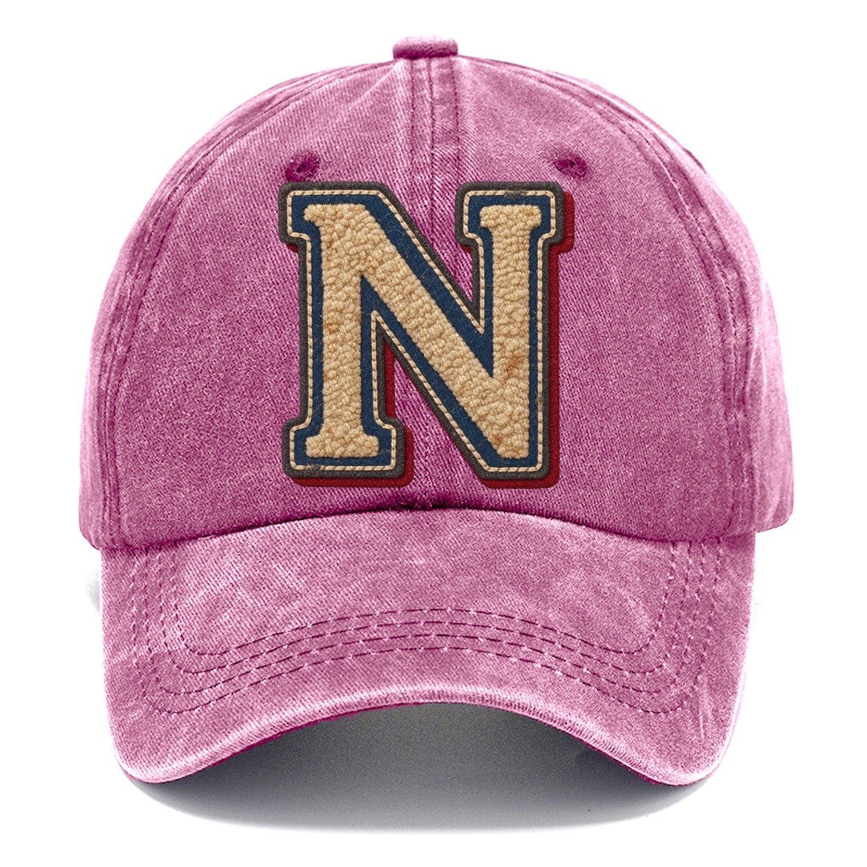 Varsity Chenille N Monogram Classic Cap – Dusty Rose