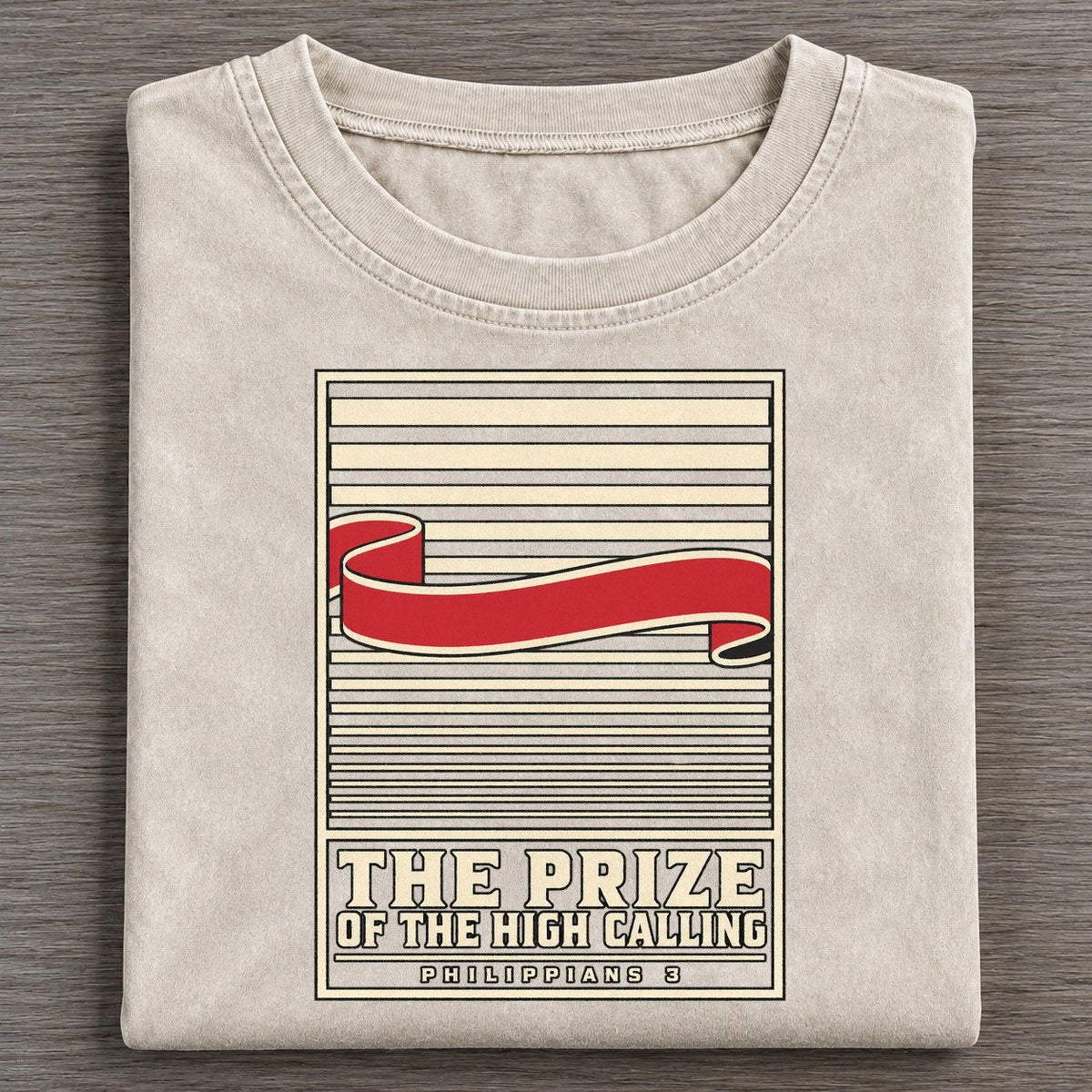 The Prize Of The High Calling Pit Board Parables Vintage T-shirt – Off White