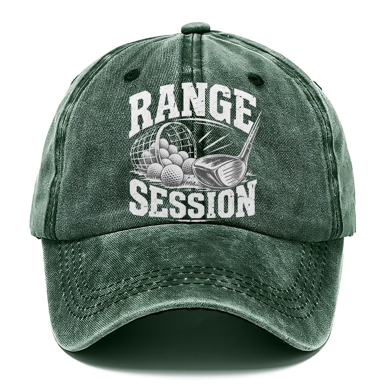 Range Session Golf Life Classic Cap – Forest Mist