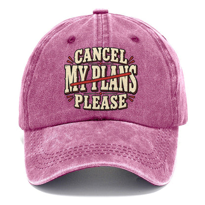 Cancel My Plans Please American Wit Classic Cap – Dusty Rose