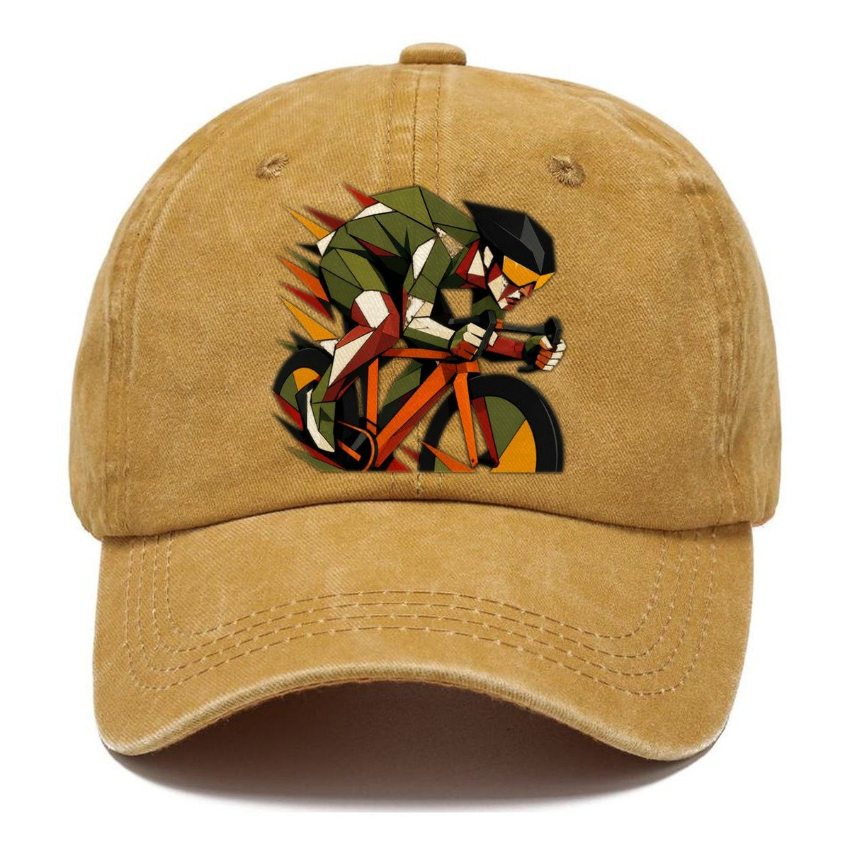 Cyclist Sprint Tuck Position Classic Cap – Golden Harvest