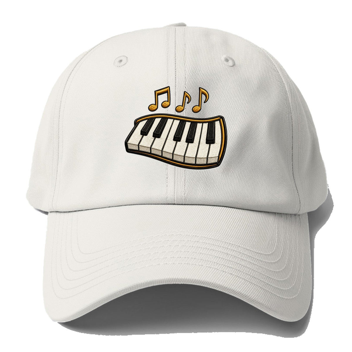 Piano Keys V2 Baseball Cap – Off White