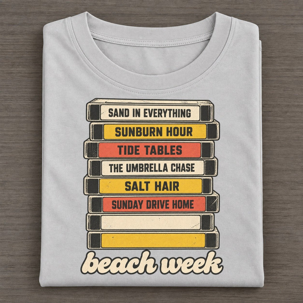 Beach Week Rewind Shelf Classic T-shirt – Grey