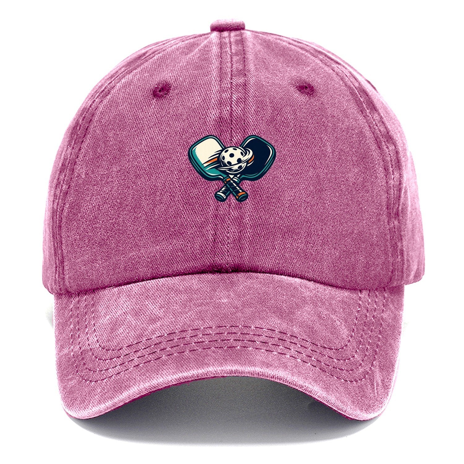 Crossed Pickleball Paddles Classic Cap – Dusty Rose