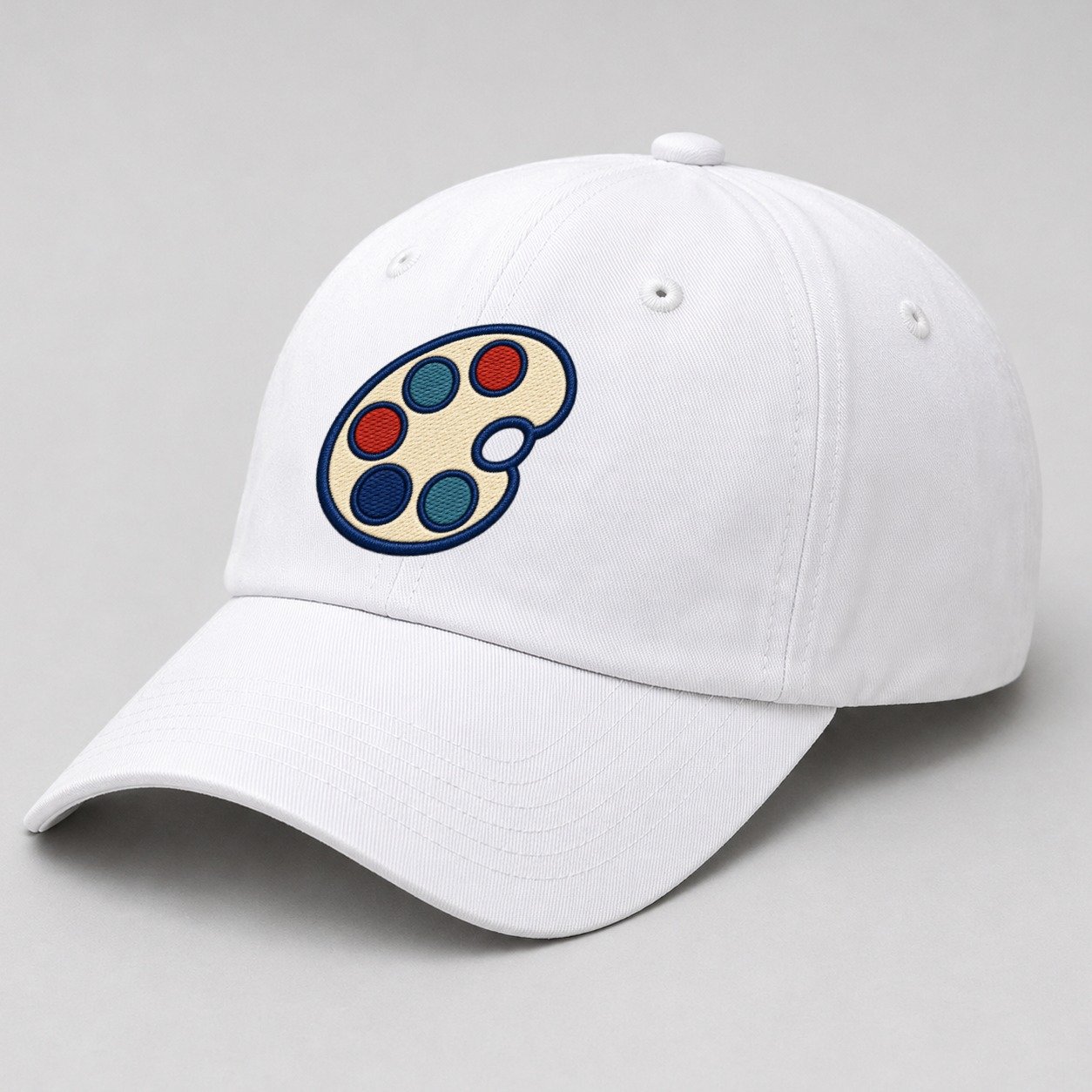 White — angle view