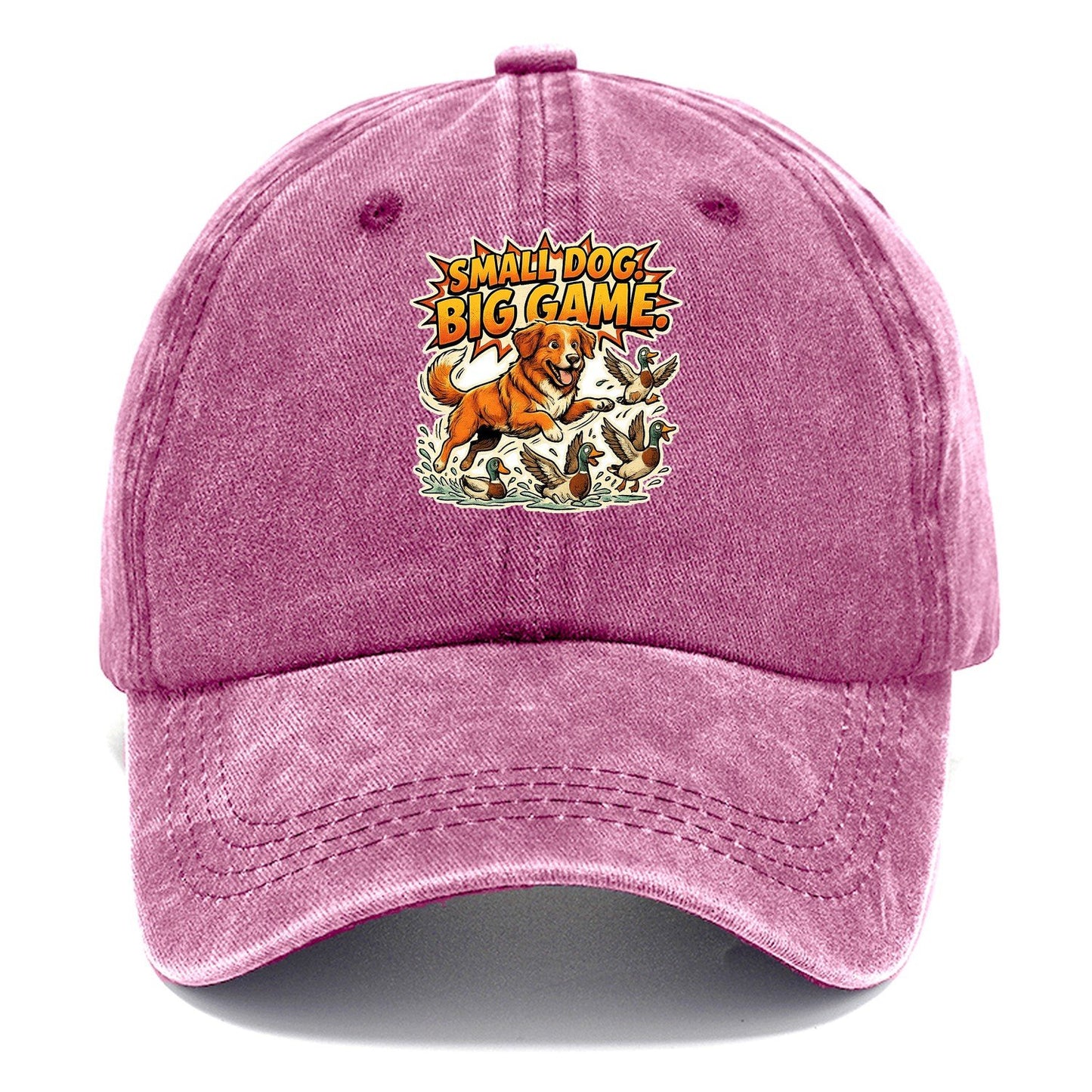 Small Dog Big Game Classic Cap – Dusty Rose
