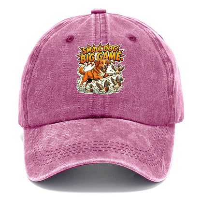 Small Dog Big Game Classic Cap – Dusty Rose