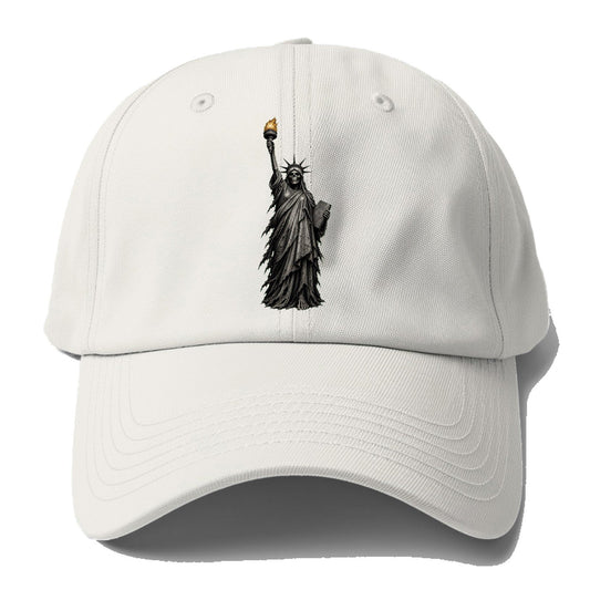 Grim Liberty Baseball Cap – Off White
