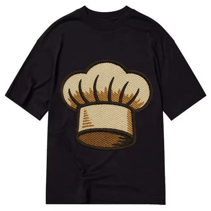 Chef Toque Pleats Embroidered 2a1da8 Classic T-shirt – Black