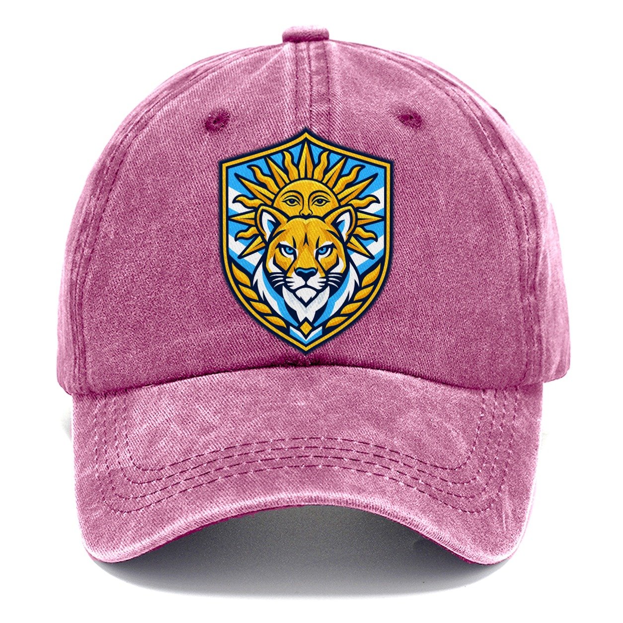 Argentina Minimal Emblem Country Logos Classic Cap – Dusty Rose