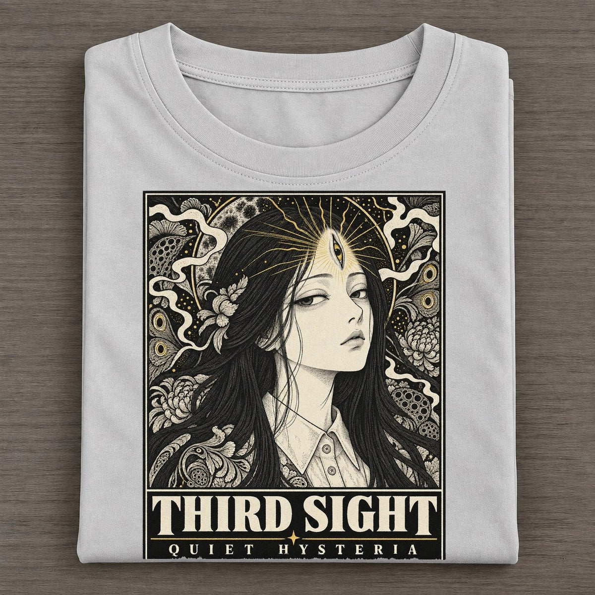 Third Sight Quiet Hysteria Classic T-shirt – Grey