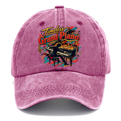 Timeless Grand Piano Music Instruments Classic Cap – Dusty Rose